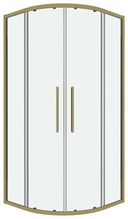 Душевое ограждение Grossman двухстенное 301.K33.02.1010.32.00 Cosmo , 1000х1950 мм