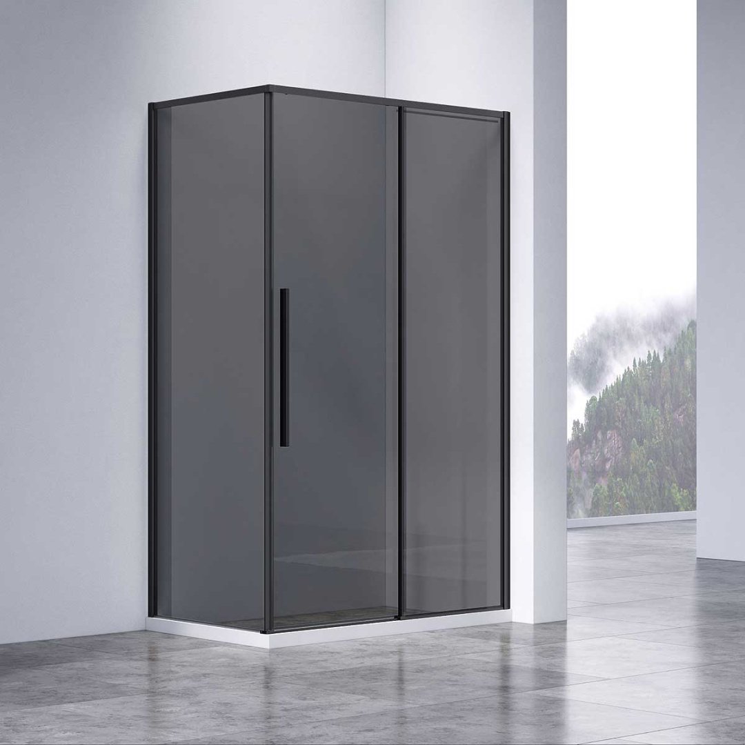Душевое ограждение KABINKA.KZ двухстенное Slim-N VSR-4SN8013CGB, 800х1950 мм