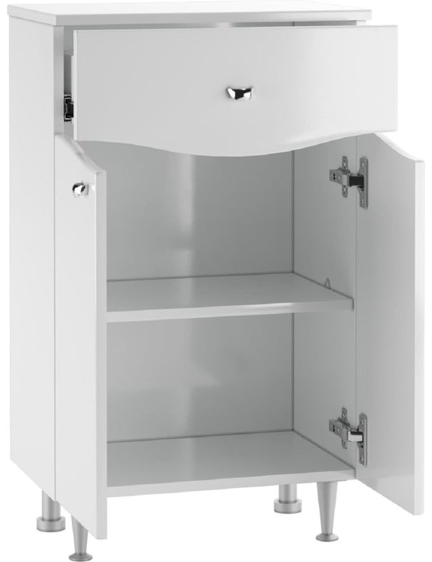 Тумба KABINKA.KZ Волна 50 DA1001K, 50.4x32.5x83.6 см, белый
