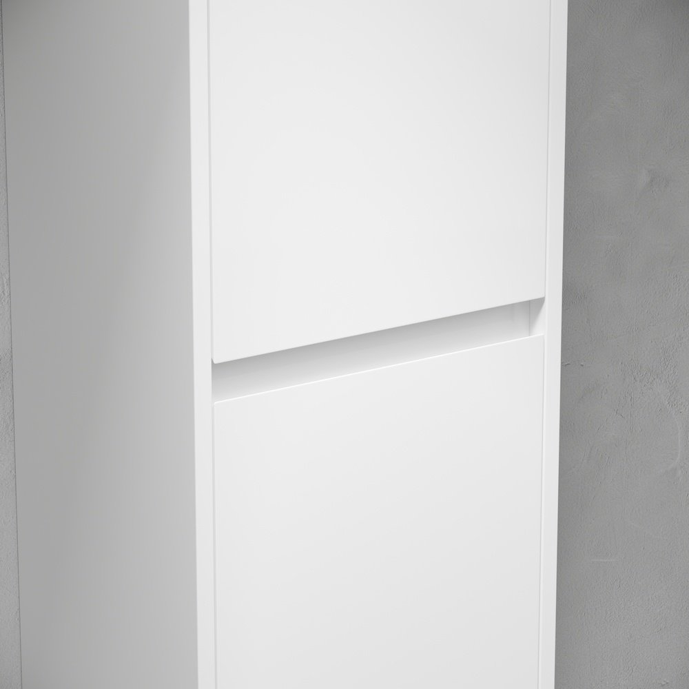 Шкаф-пенал навесной KABINKA.KZ PLB35W, 35x30x160 см, белый купить,NaN