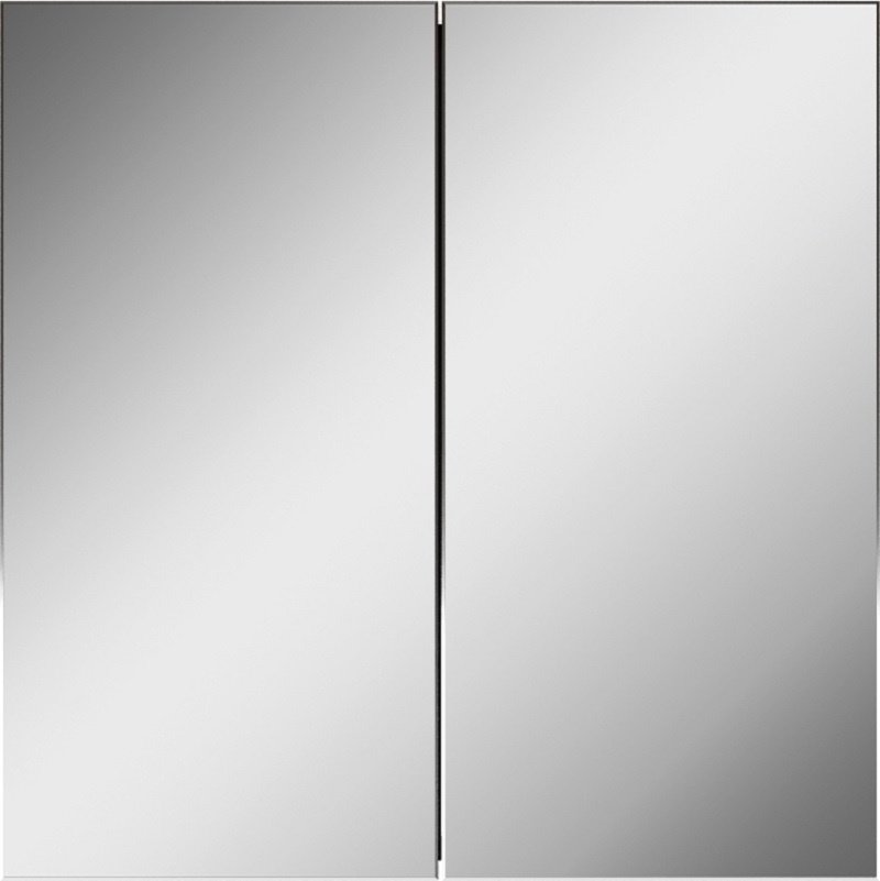 Шкаф зеркальный навесной KABINKA.KZ Мечта 60 Бетон, 60x14.1x69.4 см, серый