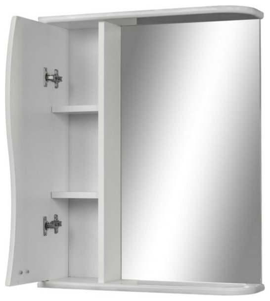 Шкаф зеркальный навесной KABINKA.KZ DA1044HZ, 56.6x15.5x70 см, белый купить,NaN