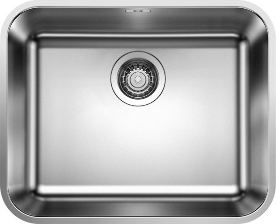 Кухонная мойка Blanco 500-U 50х43х17.5 см, нержавеющая сталь, тон серебристый