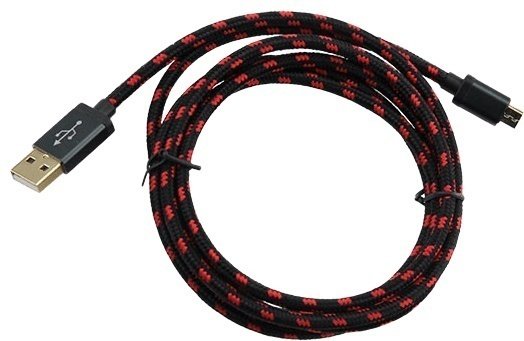 Кабель USB 2.0 (M), micro-USB 2.0 (M), 1.5 м, красный купить,1600
