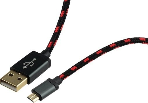 Кабель USB 2.0 (M), micro-USB 2.0 (M), 1.5 м, красный купить,1600