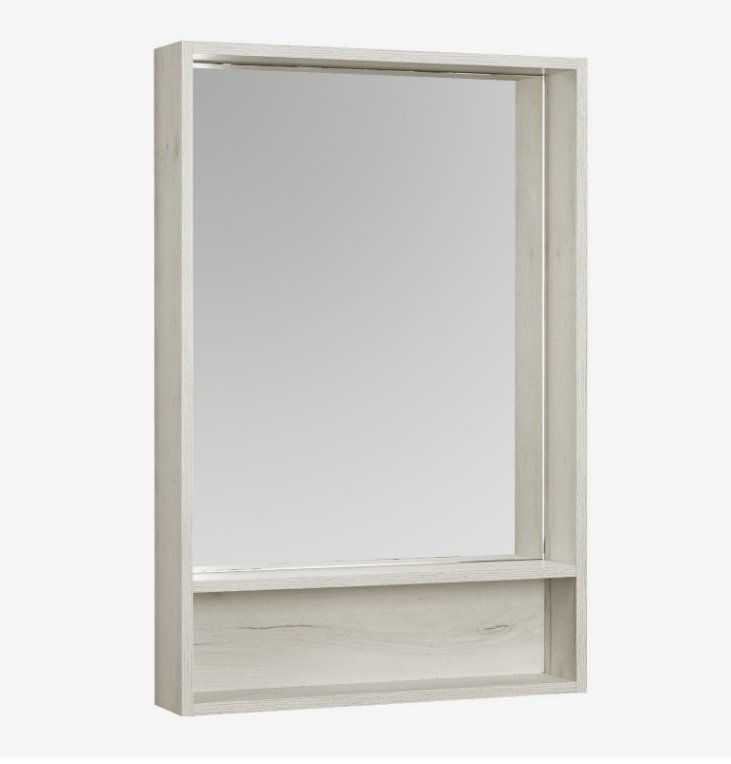 Шкаф навесной AQUATON ФЛАЙ 60, 60x13x91 см, белый, бежевый купить,NaN