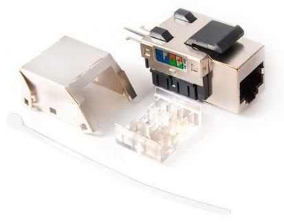 SHIP встраиваемая M247, компьютерный (RJ45) цвет золотистый