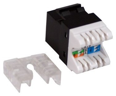 SHIP встраиваемая M255-1, компьютерный (RJ45) цвет черный