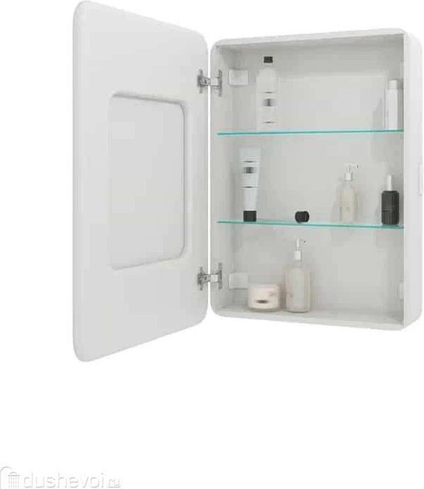 Шкаф зеркальный навесной KABINKA.KZ TA-CBled-EL5580, 55x15x80 см, белый купить,NaN