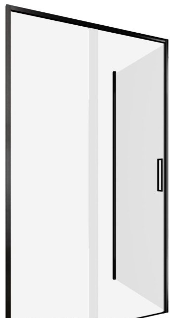 Душевое ограждение KABINKA.KZ двухстенное AE65-110x100-BT, 1100х1900 мм