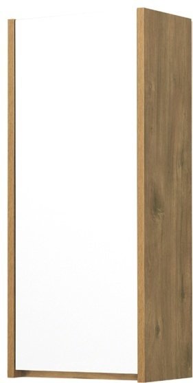 Шкаф навесной KABINKA.KZ Сканди Белый/Дуб Рустикальный, 35x23x80 см, коричневый купить,NaN