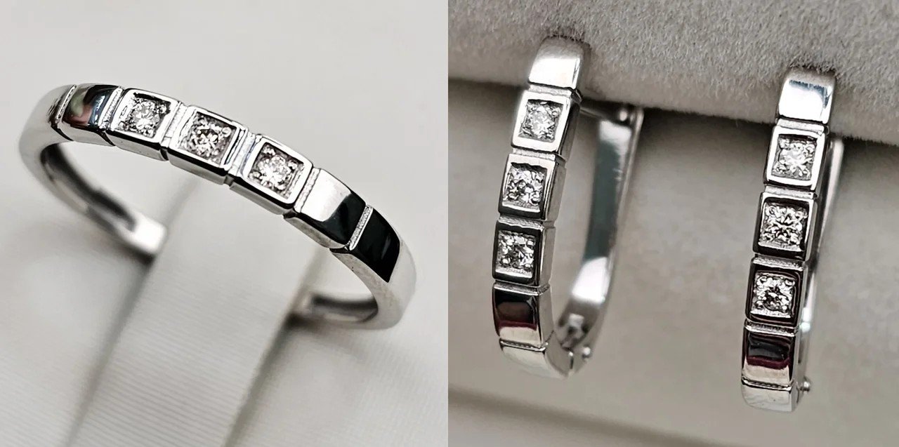 Комплект Deimantas 110723612 17р 0,041ct 0,085ct. купить,NaN