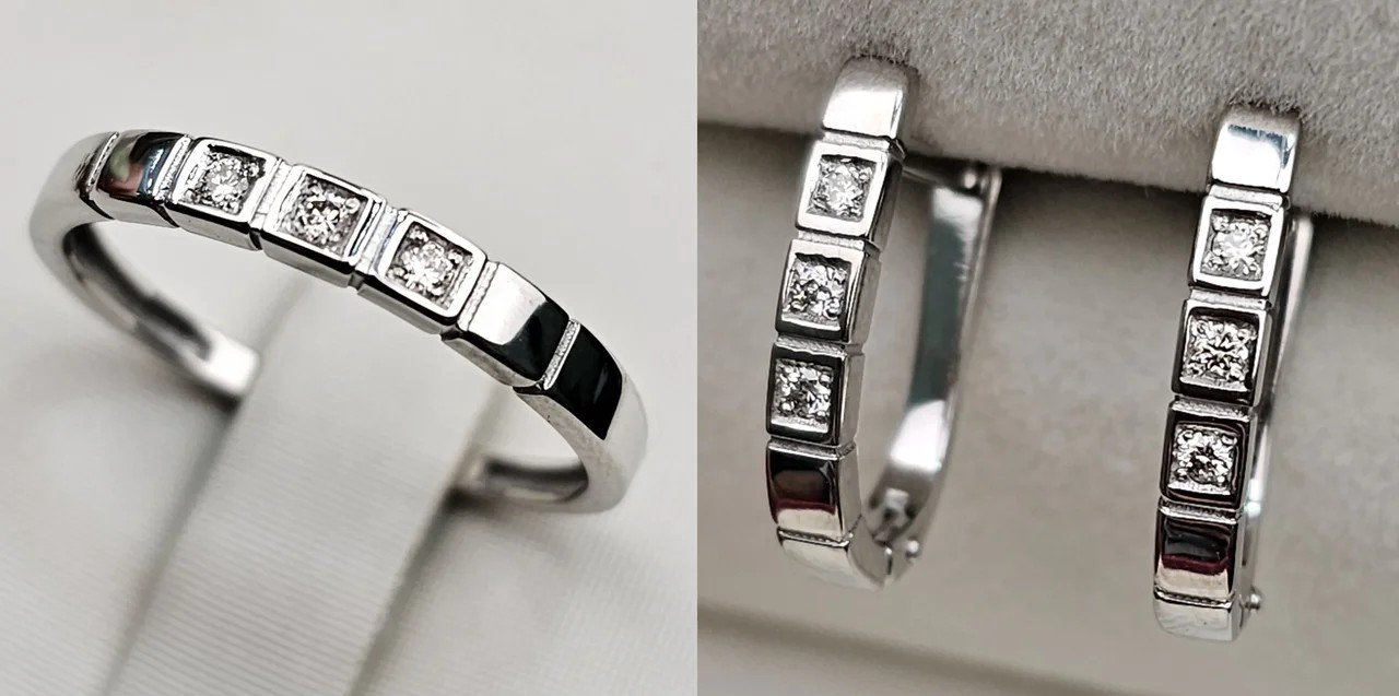 Комплект Deimantas 110723612 17р 0,041ct 0,085ct. купить,NaN