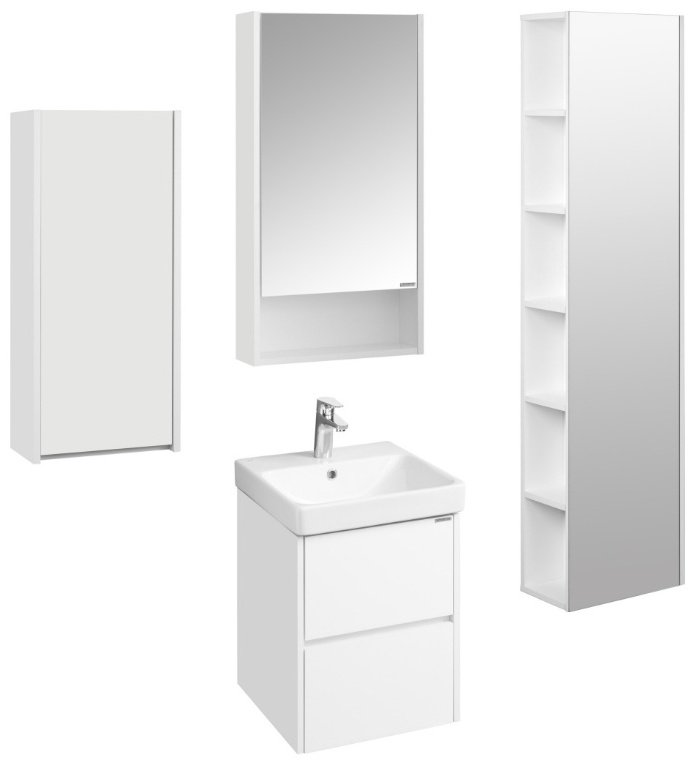 Акватон Сканди 45, 45x13x85 см, белый купить,NaN