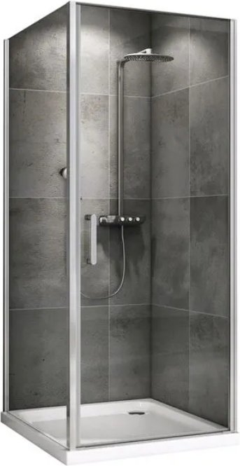 Душевое ограждение Abber двухстенное AG04090-S100, 1000х1950 мм купить,NaN