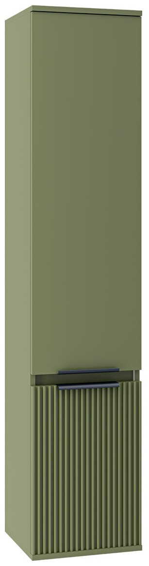 Шкаф-пенал напольный, навесной Brevita ENF-05035-0801R, 35x34x165 см, зеленый купить,NaN