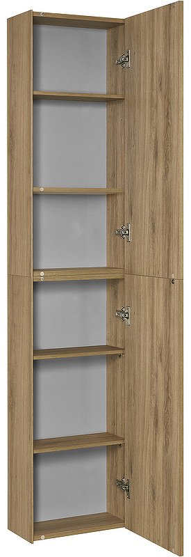 Шкаф-пенал навесной KABINKA.KZ Либерти 1A280003LYC70 , 40x20x90 см, коричневый купить,NaN
