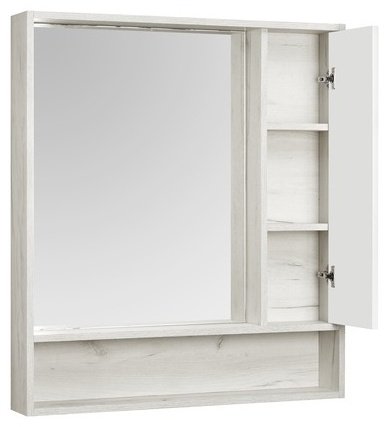 Шкаф навесной Акватон 80x13x91 см, Флайн купить,NaN