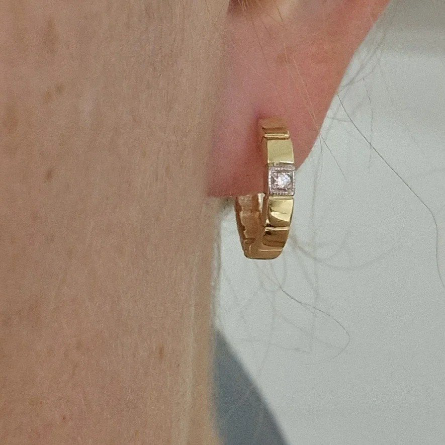 Серьги Deimantas 110685931 4,25гр 0,043ct. купить,NaN