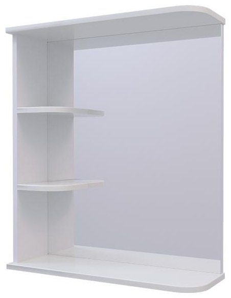 Зеркало навесной KABINKA.KZ R 600 , 60x17.5x70 см, белый купить,NaN