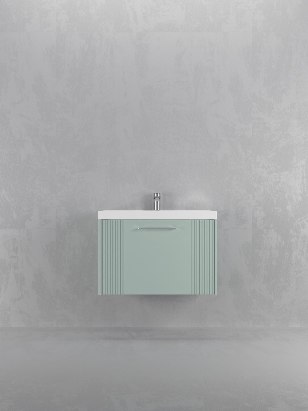 Тумба с раковиной KABINKA.KZ Альба 800, 80x40x45 см, бирюзовый купить,NaN