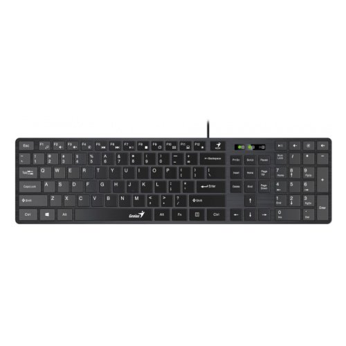 Клавиатура Genius SlimStar 126 31310017417 Black - ForteMarket Клавиатура Genius SlimStar 126 31310017417 Black купить,0