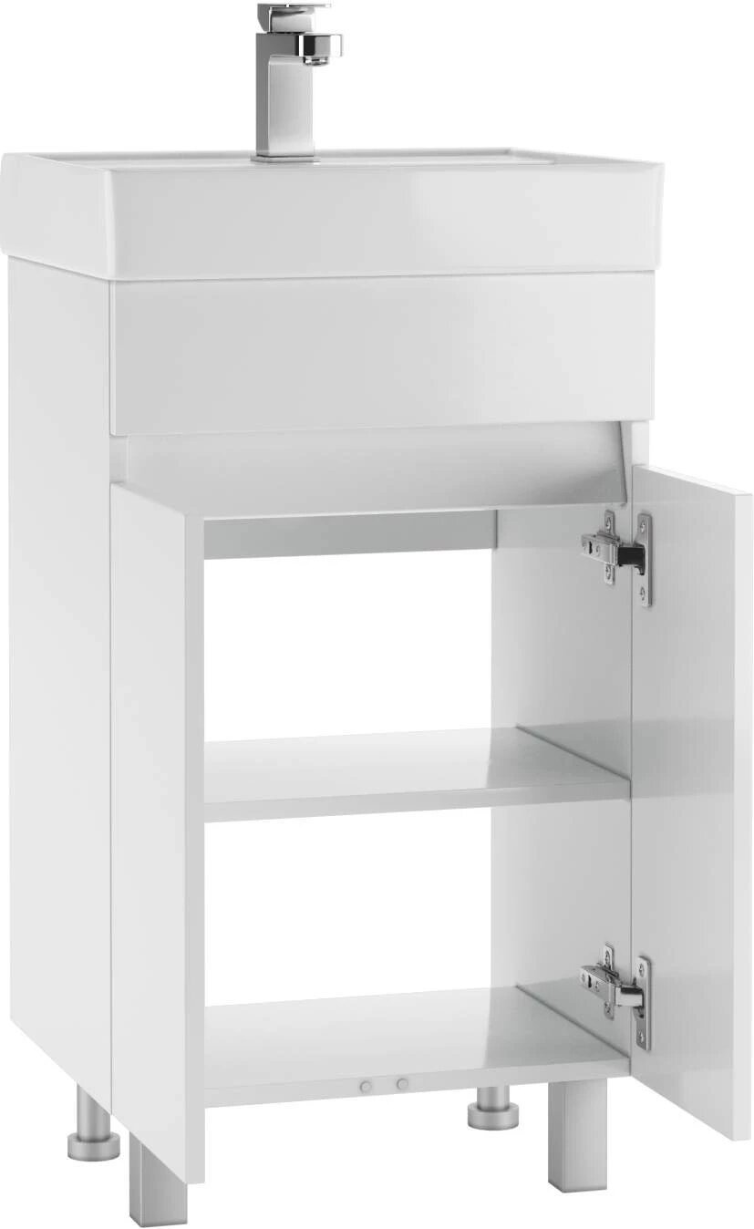 Тумба с раковиной KABINKA.KZ Норма, 47x69x38.4 см, белый купить,NaN