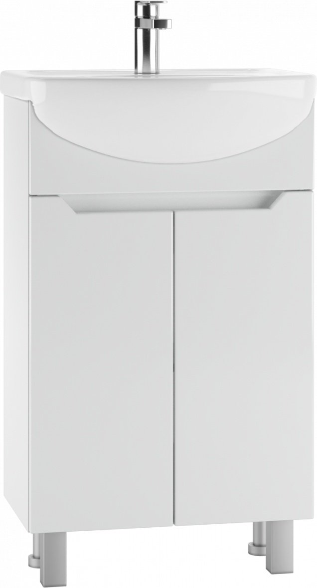 Тумба с раковиной KABINKA.KZ "Мечта" 55 /Исеть/, 50x83.8x30.1 см, белый