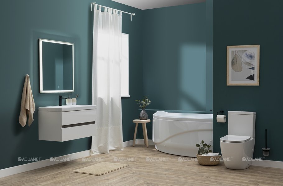 Тумба с раковиной Aquanet Беркли K0000078181, 80x48x45.5 см, белый купить,NaN
