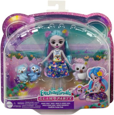 Кукла коллекционная Mattel cемейство коал HNT61, 15 см купить,NaN