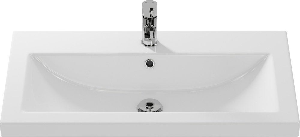Тумба с раковиной KABINKA.KZ Миранда 80 , 77.2x82x43.4 см, белый купить,NaN