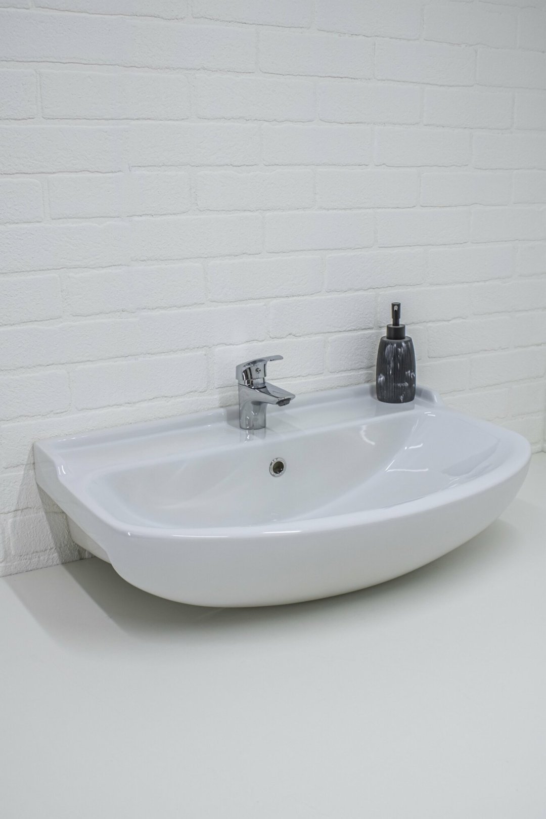 Тумба с раковиной KABINKA.KZ DP9009T, 70.5x82x30.1 см, белый, коричневый купить,NaN
