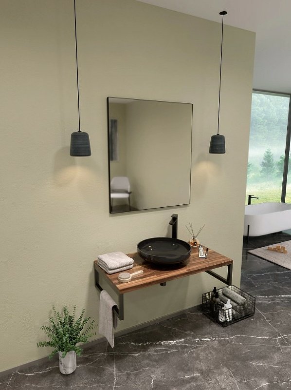 Тумба без раковины Kestel 95 3001038, 95x21x50 см, коричневый купить,NaN