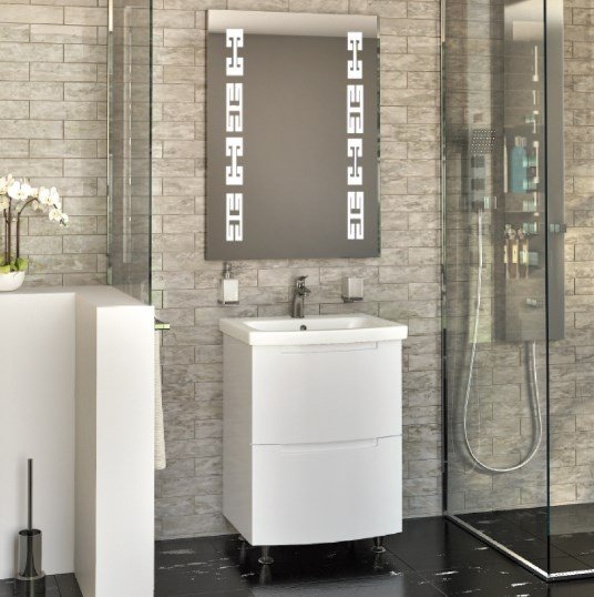 Тумба с раковиной AQUARODOS HeadWay 70, 70x85x45.5 см, белый купить,NaN