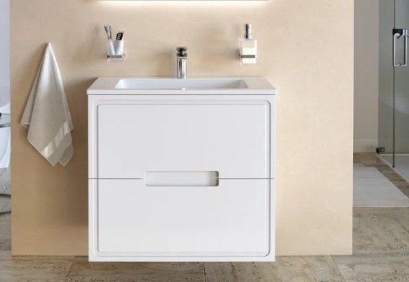 Тумба без раковины KABINKA.KZ Olejio 65, 65x68.2x44.5 см, белый