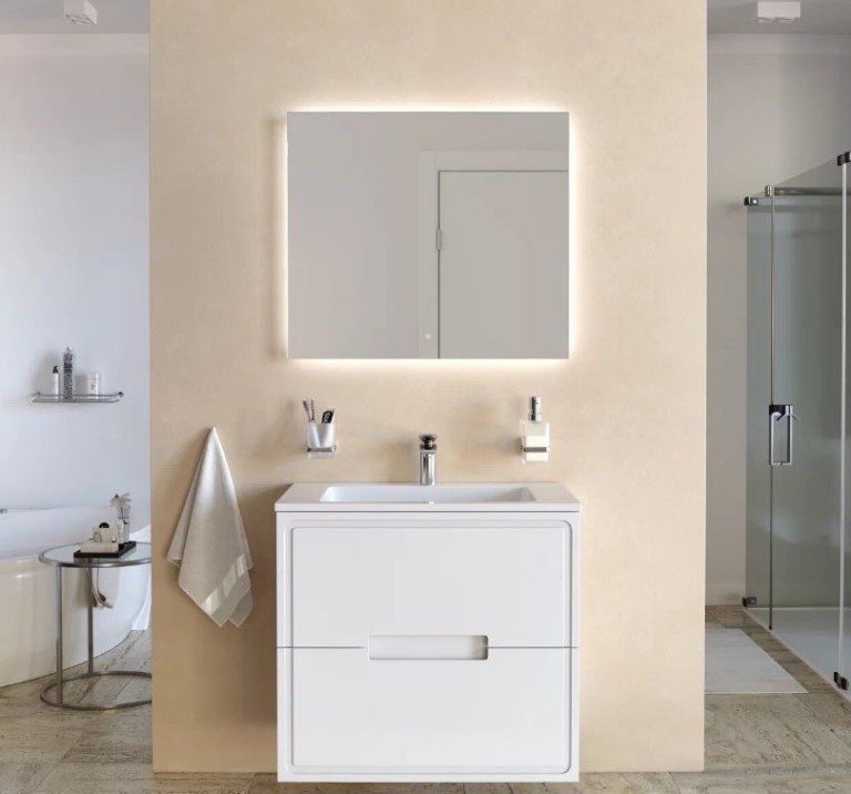 Тумба без раковины KABINKA.KZ Olejio 65, 65x68.2x44.5 см, белый