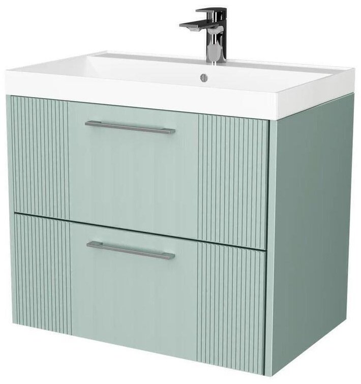 Тумба с раковиной KABINKA.KZ 170258, 80x52x45 см, зеленый