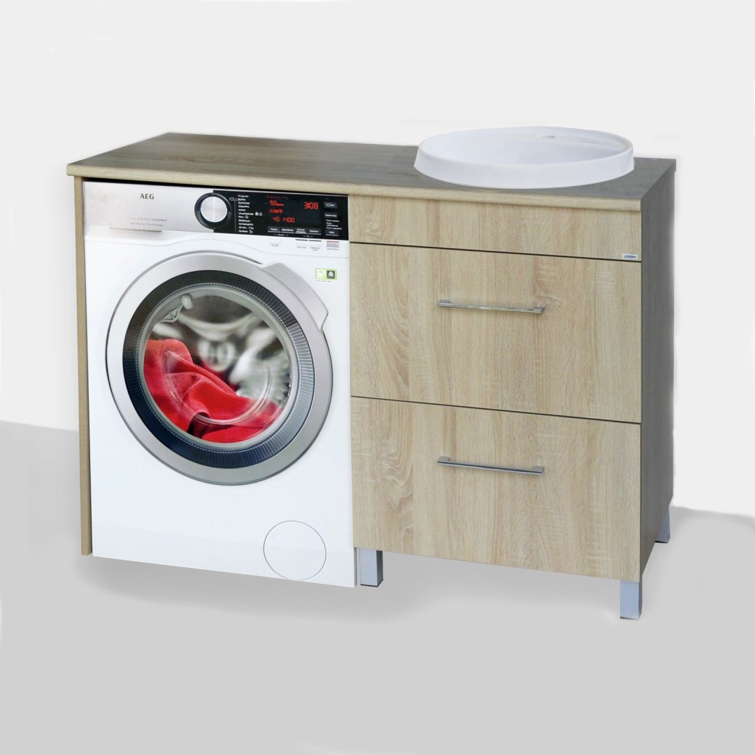 Тумба с раковиной KABINKA.KZ Соло 120, 120x89x50 см, коричневый купить,NaN