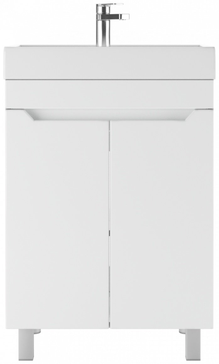 Тумба с раковиной KABINKA.KZ Мечта 60 DM2309T, 57.5x69x43.5 см, белый