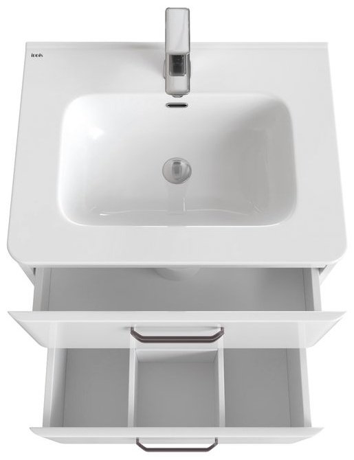 Тумба с раковиной IDDIS BRICK BRI60W0i95K / 0106000i28, 60x50x45.5 см, белый купить,NaN