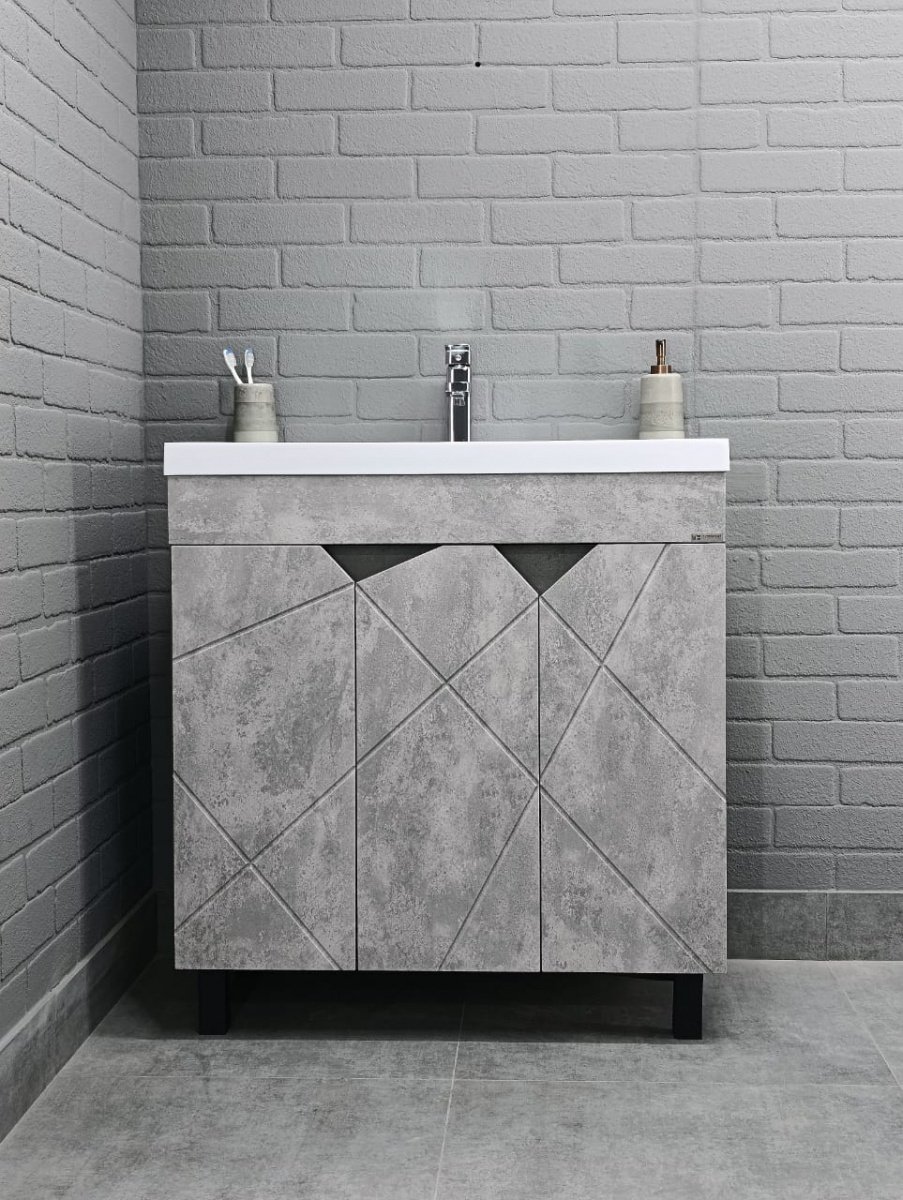 Тумба с раковиной KABINKA.KZ Байтерек, 79.4x72x43.1 см, серый купить,NaN