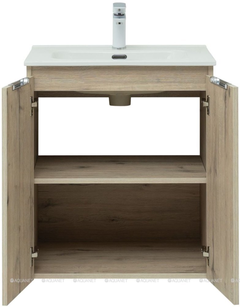 Тумба с раковиной KABINKA.KZ Алвита new 60, 60x68.4x45.7 см, коричневый купить,NaN
