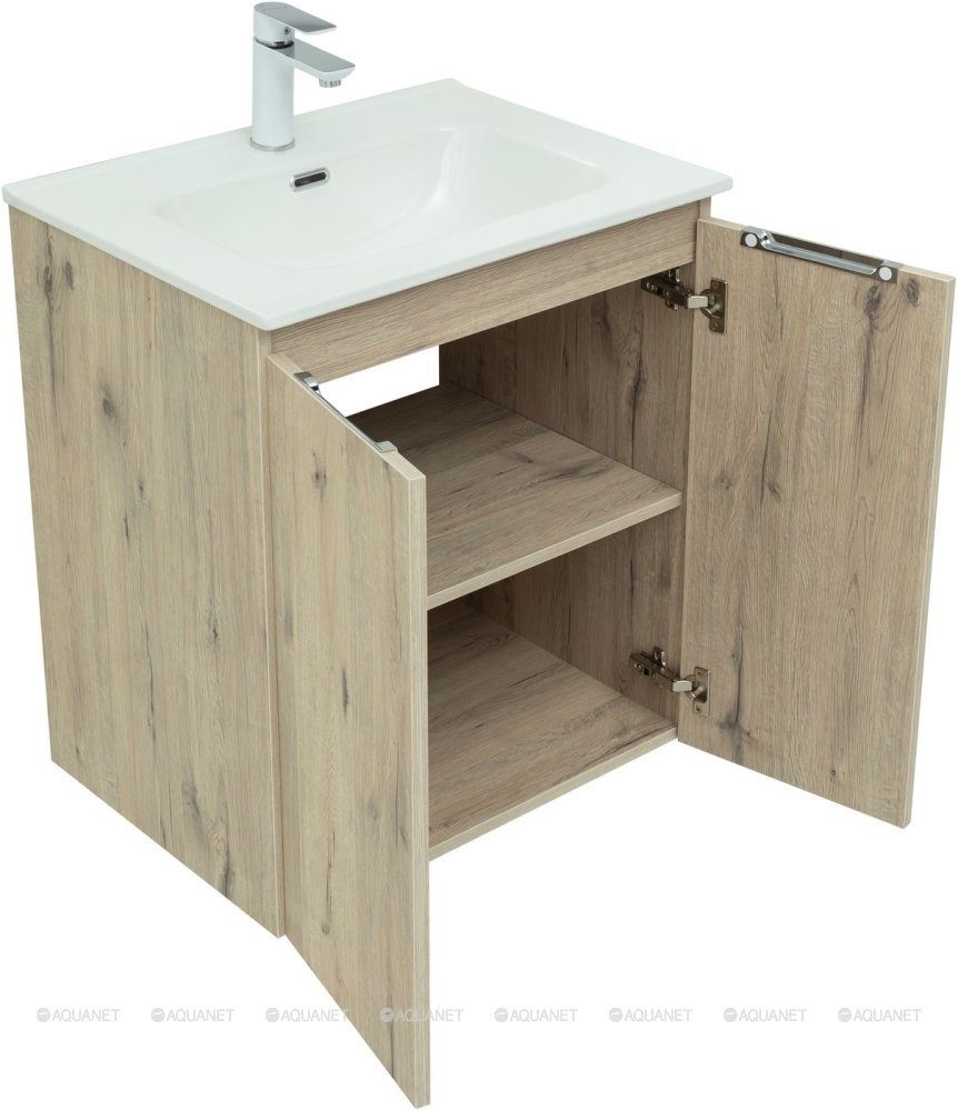 Тумба с раковиной KABINKA.KZ Алвита new 60, 60x68.4x45.7 см, коричневый купить,NaN