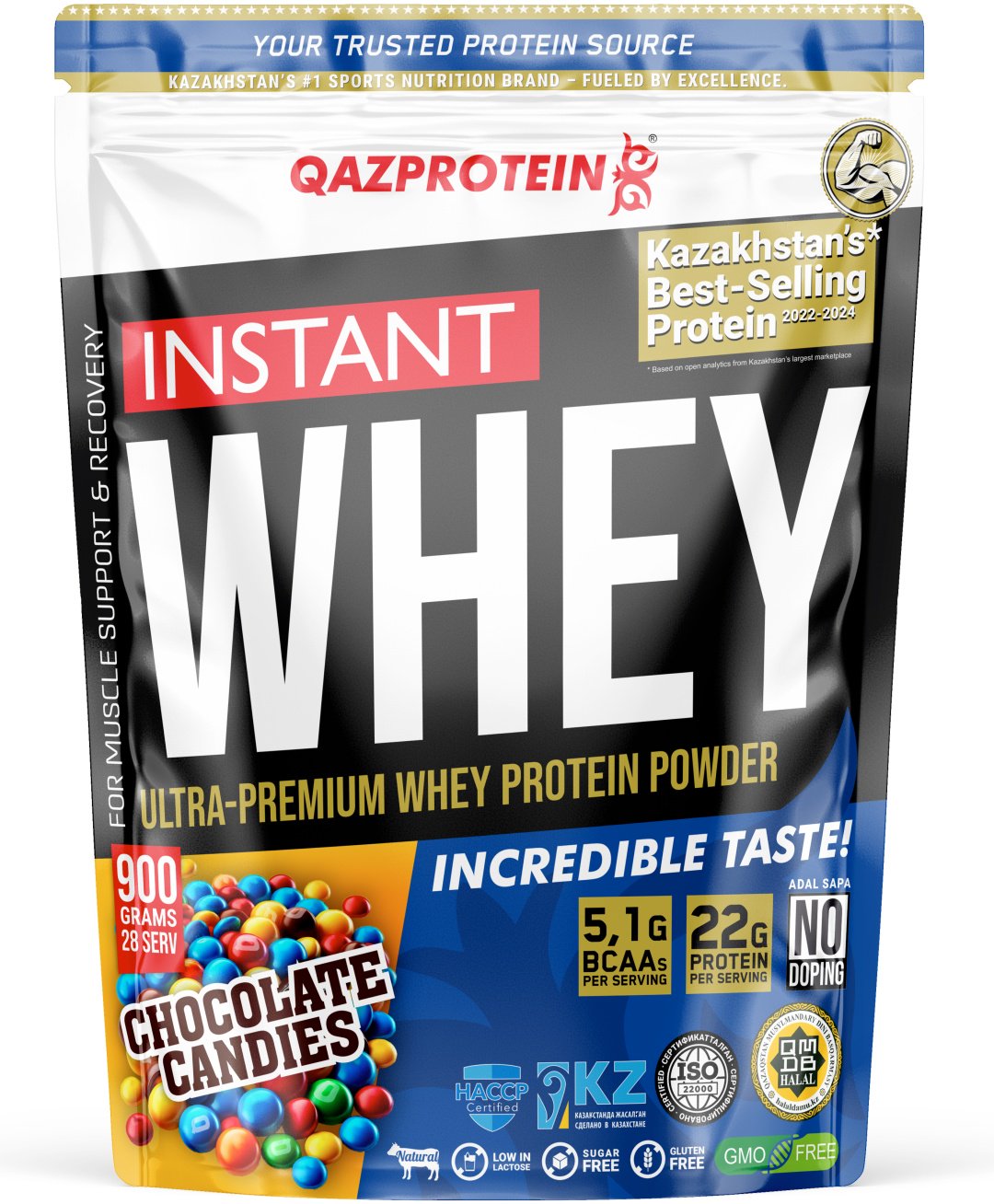 Протеин Qazprotein Instant Whey M&M's 900 г