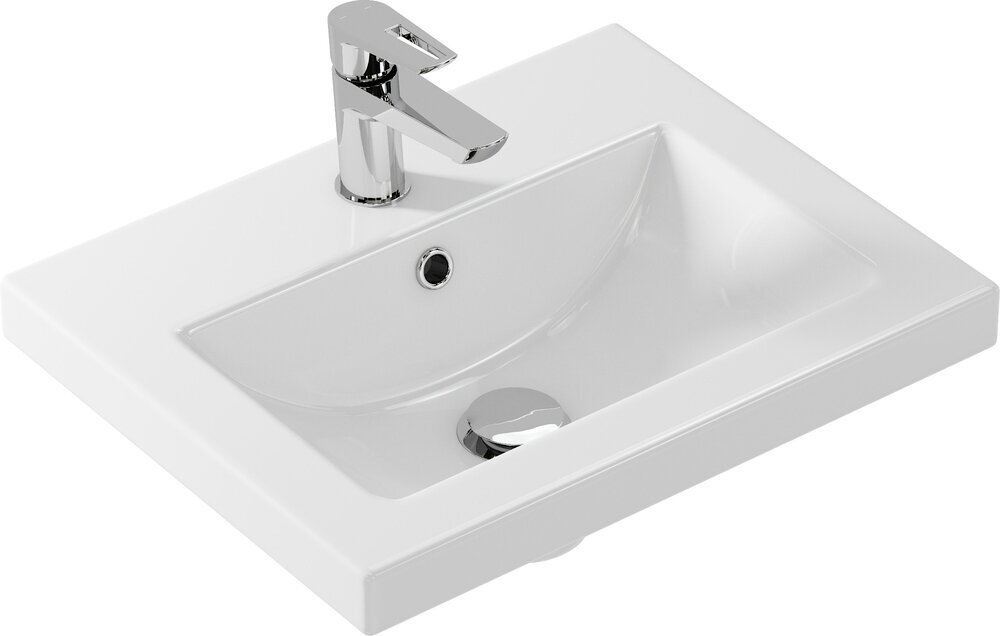 Тумба с раковиной KABINKA.KZ Como 50 DP2616T, 56.8x82x43.4 см, серый купить,NaN