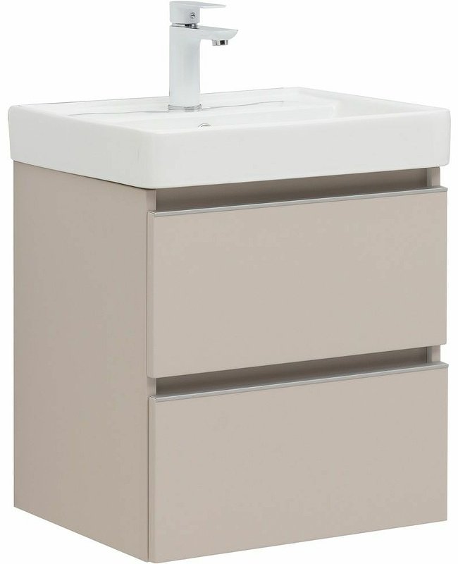 Тумба с раковиной KABINKA.KZ Вега 50 329582, 48.4x50.2x40 см, бежевый купить,NaN
