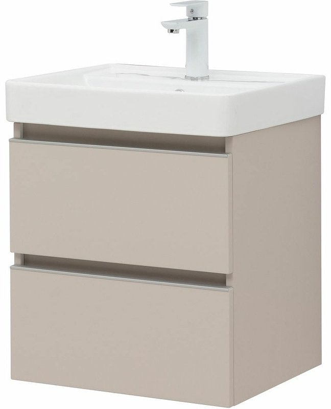 Тумба с раковиной KABINKA.KZ Вега 50 329582, 48.4x50.2x40 см, бежевый купить,NaN