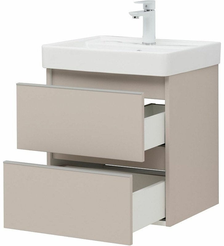 Тумба с раковиной KABINKA.KZ Вега 50 329582, 48.4x50.2x40 см, бежевый купить,NaN