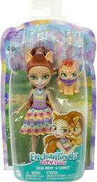 Кукла коллекционная Enchantimals Тарла Табби и Каддлер HHB91, 21 см