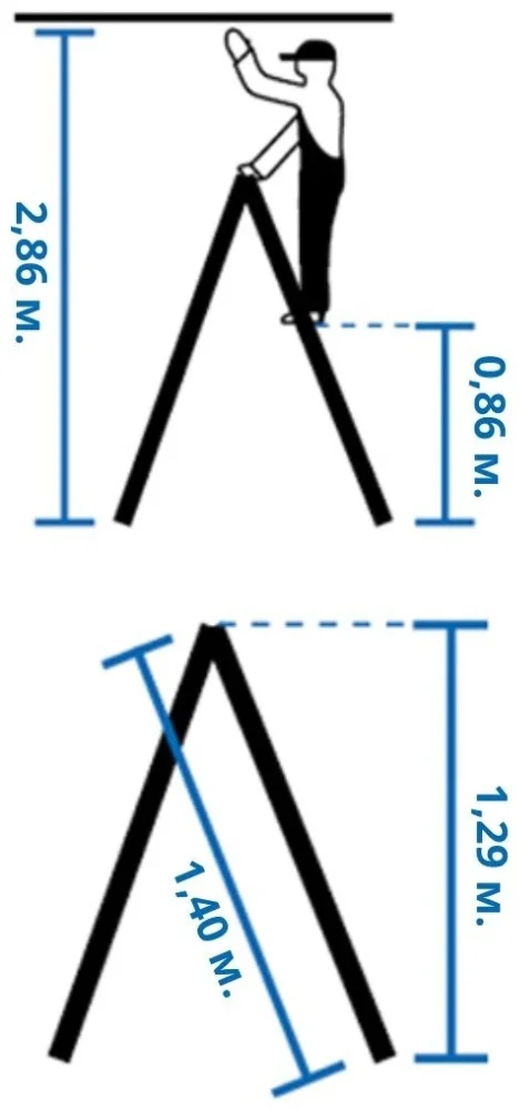 Стремянка Krause Dopplo 120359 2х6 купить,0